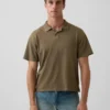 Locker sitzendes Piqué-Poloshirt