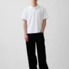 Locker sitzendes Piqué-Poloshirt
