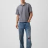 Locker sitzendes Piqué-Poloshirt