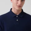 Locker sitzendes Piqué-Poloshirt