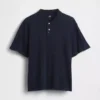 Locker sitzendes Piqué-Poloshirt