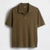 Locker sitzendes Piqué-Poloshirt