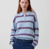 Locker sitzendes Poloshirt aus 100 % Baumwolle