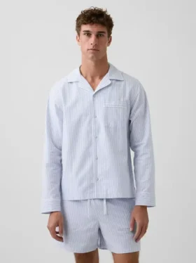 Locker sitzendes Pyjamahemd