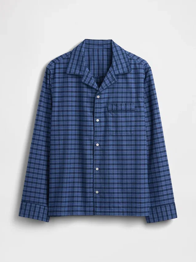 Locker sitzendes Pyjamahemd