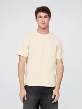 Locker sitzendes T-Shirt aus Piqué