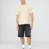 Locker sitzendes T-Shirt aus Piqué