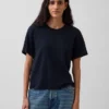 Locker sitzendes T-Shirt aus Supima®-Baumwolle
