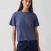 Locker sitzendes T-Shirt aus Supima®-Baumwolle