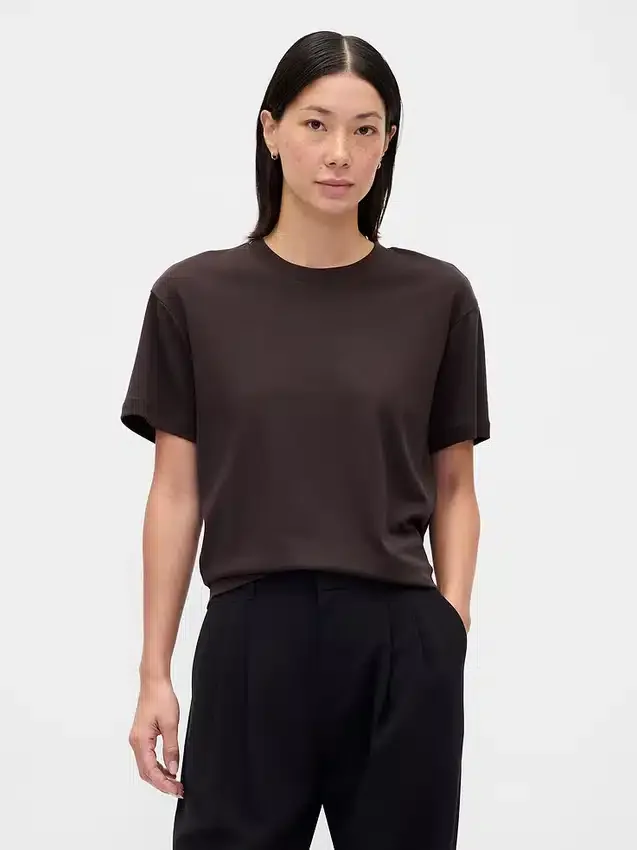 Locker sitzendes T-Shirt aus Supima®-Baumwolle