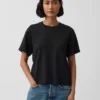 Locker sitzendes T-Shirt aus Supima®-Baumwolle