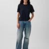 Locker sitzendes T-Shirt aus Supima®-Baumwolle