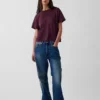 Locker sitzendes T-Shirt aus Supima®-Baumwolle