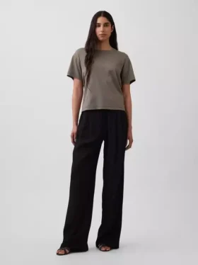 Locker sitzendes T-Shirt aus Supima®-Baumwolle