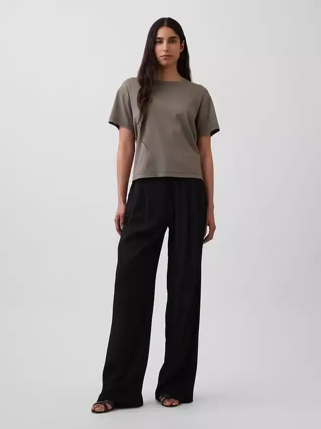 Locker sitzendes T-Shirt aus Supima®-Baumwolle