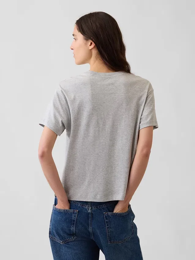 Locker sitzendes T-Shirt aus Supima®-Baumwolle