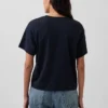 Locker sitzendes T-Shirt aus Supima®-Baumwolle
