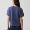 Locker sitzendes T-Shirt aus Supima®-Baumwolle