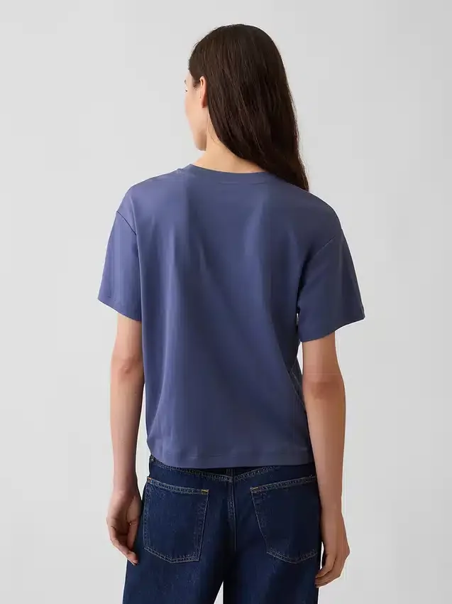 Locker sitzendes T-Shirt aus Supima®-Baumwolle