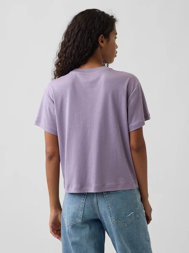 Locker sitzendes T-Shirt aus Supima®-Baumwolle