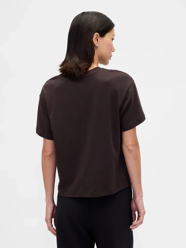 Locker sitzendes T-Shirt aus Supima®-Baumwolle