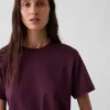 Locker sitzendes T-Shirt aus Supima®-Baumwolle
