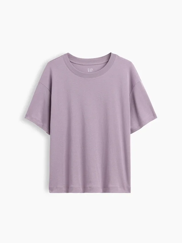 Locker sitzendes T-Shirt aus Supima®-Baumwolle