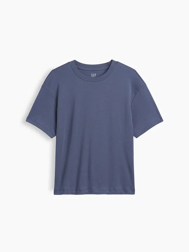 Locker sitzendes T-Shirt aus Supima®-Baumwolle