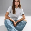 Locker sitzendes T-Shirt aus Supima®-Baumwolle