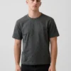 Locker sitzendes T-Shirt für Erwachsene aus schwerer Baumwollmischung
