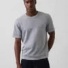 Locker sitzendes T-Shirt für Erwachsene aus schwerer Baumwollmischung