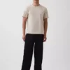 Locker sitzendes T-Shirt für Erwachsene aus schwerer Baumwollmischung