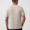 Locker sitzendes T-Shirt für Erwachsene aus schwerer Baumwollmischung