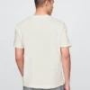 Locker sitzendes T-Shirt für Erwachsene aus schwerer Baumwollmischung