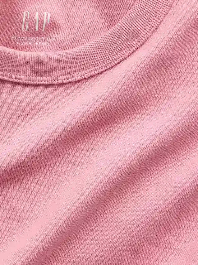 Locker sitzendes T-Shirt für Erwachsene aus schwerer Baumwollmischung