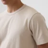 Locker sitzendes T-Shirt für Erwachsene aus schwerer Baumwollmischung