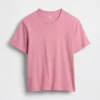 Locker sitzendes T-Shirt für Erwachsene aus schwerer Baumwollmischung