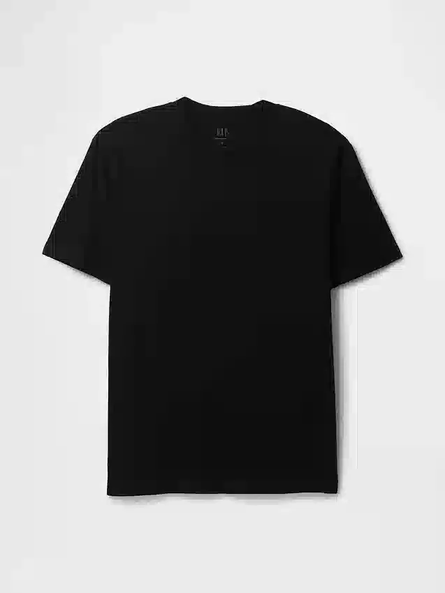 Locker sitzendes T-Shirt für Erwachsene aus schwerer Baumwollmischung