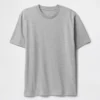 Locker sitzendes T-Shirt für Erwachsene aus schwerer Baumwollmischung