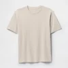 Locker sitzendes T-Shirt für Erwachsene aus schwerer Baumwollmischung
