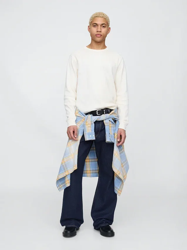 Lockere Boot-Jeans