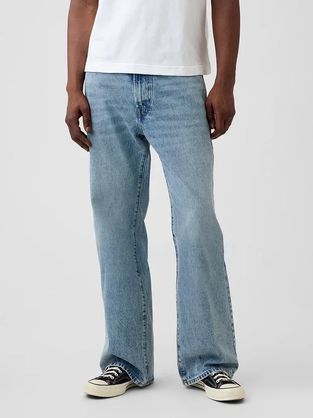 Lockere Boot-Jeans