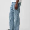 Lockere Boot-Jeans