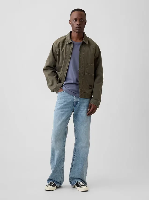 Lockere Boot-Jeans