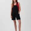 Lockere Denim-Latzhose