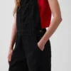 Lockere Denim-Latzhose