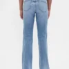 Long & Lean-Jeans mit niedriger Leibhöhe und geflochtenen Taschen