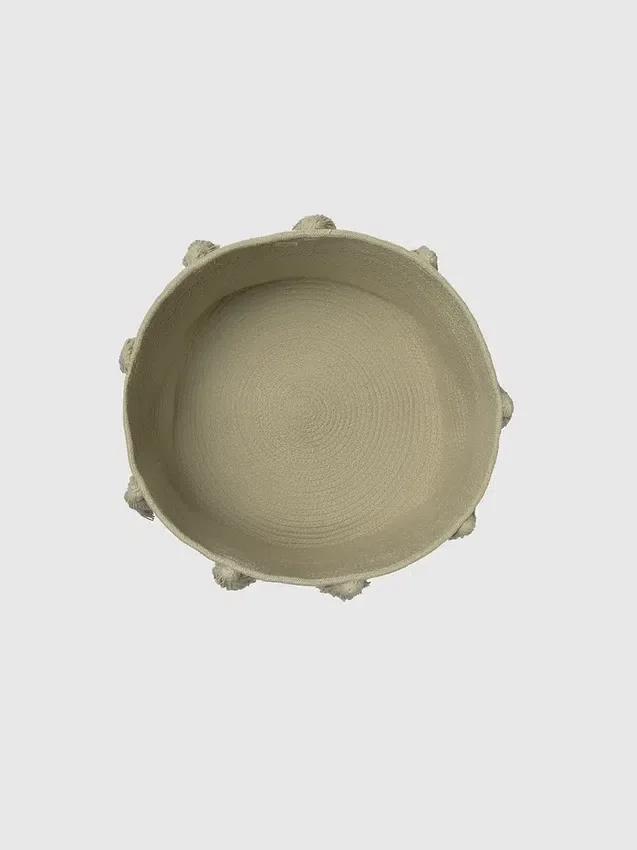 Lorena Canals „Basket“ mit neuen Quasten, oliv