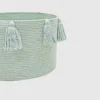 Lorena Canals Korb „New Tassels“ Blue Sage