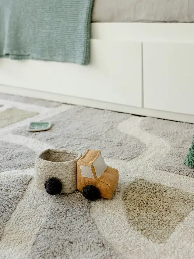 Lorena Canals Set mit Mini-Lkw-Spielkörben